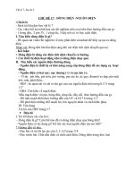 NỘI DUNG GHI BÀI MÔN VẬT LÝ 7 - TUẦN 22-23