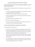 11 câu phân tích kế hoạch bài dạy môn Tự nhiên - Xã hội tiểu học