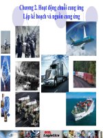 [IUH] Quản trị cung ứng - Chuong 2  lap ke hoach   nguon cung