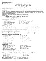 Toán 8 Đề kiểm tra ĐỀ CƯƠNG ÔN TẬP TOÁN học kì 1 LỚP 8 DUNG