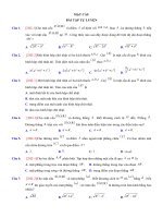 Bài tập tự luyện về mặt cầu môn toán lớp 12 | Toán học, Đề thi đại học - Ôn Luyện