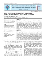 Đánh giá sai số trường trọng lực khi thay thế hàm dị thường trọng lực bằng các giá trị rời rạc