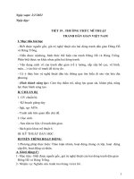 Giáo án mỹ thuật 6, kì 2 soạn 5 hoạt động mới