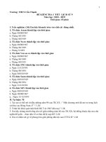 Đề thi giữa kì 1 môn Lịch Sử lớp 9 THCS Cần Thanh có đáp án | Lịch sử, Lớp 9 - Ôn Luyện