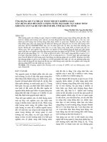 ỨNG DỤNG GIS VÀ THUẬT TOÁN NỘI SUY KHÔNG GIAN XÂY DỰNG BẢN ĐỒ CHẤT LƯỢNG NƯỚC MẶT KHU VỰC KHAI THÁC KHOÁNG SẢN TẠI HUYỆN HOÀNH BỒ, TỈNH QUẢNG NINH
