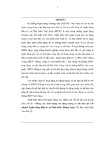 Nâng cao chất lượng tín dụng trung và dài hạn tại chi nhánh ngân hàng Đầu tư và phát triển Thăng Long