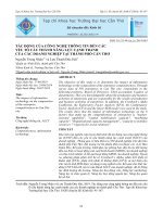 Đề xuất mô hình đo lường tác động của công nghệ thông tin đến các yếu tố cấu thành năng lực cạnh tranh của các doanh nghiệp