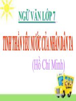 bài Tinh thần yêu nước của nhân dân ta | Ngữ văn, Lớp 7 - Ôn Luyện
