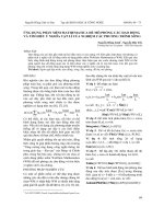 ỨNG DỤNG PHẦN MỀM MATHEMATICA ĐỂ MÔ PHỎNG CÁC DAO ĐỘNG VÀ TÌM HIỂU Ý NGHĨA VẬT LÍ CỦA NGHIỆM CÁC PHƯƠNG TRÌNH SÓNG