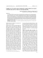 NGHIÊN CỨU ỨNG DỤNG CÔNG NGHỆ QUÉT LASER 3D TRONG XÂY DỰNG CƠ SỞ DỮ LIỆU QUẢN LÝ TRẬT TỰ XÂY DỰNG ĐÔ THỊ