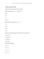 Đề kiểm tra giữa học kì 2 môn Toán lớp 2 mới nhất năm 2020