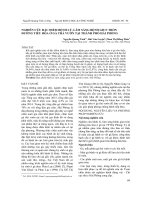 NGHIÊN CỨU ĐẶC ĐIỂM BỆNH LÝ, LÂM SÀNG BỆNH GIUN TRÒN  ĐƯỜNG TIÊU HÓA Ở GÀ THẢ VƯỜN TẠI THÀNH PHỐ HẢI PHÒNG