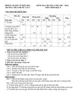 Toán 8 Đề kiểm tra Đề kiểm tra chương I