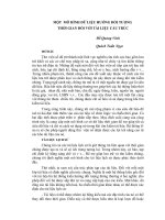 Một mô hình dữ liệu hướng đối tượng thời gian đối với tài liệu cấu trúc