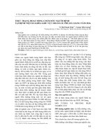 THỰC TRẠNG HOẠT ĐỘNG CHĂM SÓC NGƯỜI BỆNH  TẠI BỆNH VIỆN ĐA KHOA KHU VỰC HOÀNG SU PHÌ, HÀ GIANG NĂM 2016