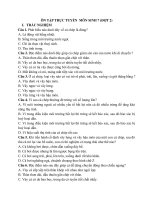 Ôn tập Sinh học 7 đợt 2