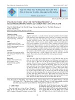 Ứng dụng Fuzzy Analytic Network Process và Goal Programming trong lựa chọn nhà cung ứng xanh