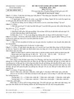 De thi vao lop 10 Chuyen Sinh - Ninh Binh_2010-2011