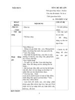 GIÁO ÁN TUẦN 1 8( Chính)CHỦ ĐỀ ĐỘNG VẬT SỐNG ĐƯỚI NƯỚC