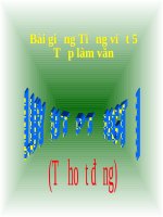 bài Kể chuyện - Tập làm văn - Luyện tập tả người (Tả hoạt động) | Ngữ văn, Lớp 5 - Ôn Luyện