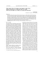 THỰC HIỆN CÔNG TÁC ĐỊNH CANH, ĐỊNH CƯ BỀN VỮNG  TRONG GIẢI QUYẾT VẤN ĐỀ DÂN TỘC CỦA TỈNH  THÁI NGUYÊN HIỆN NAY THEO TƯ TƯỞNG HỒ CHÍ MINH