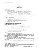 Giáo án Địa lý 5 bài 4 Sông ngòi | Địa lý, Lớp 5 - Ôn Luyện