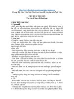 Giáo án chủ đề văn 8 kì 2 