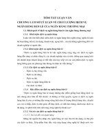 Một số giải pháp nâng cao chất lượng dịch vụ ngân hàng bán lẻ tại Ngân hàng thương mại cổ phần Ngoại thương Việt Nam, chi nhánh Hoàn Kiếm