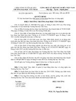 Quy định quản lý hoạt động khoa học và công nghệ Trường Đại học Tân Trào năm 2019