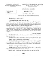 Đề thi học kỳ 2 môn Văn lớp 7 có đáp án | Ngữ văn, Lớp 7 - Ôn Luyện