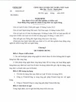 Dự thảo Nghị định về Cơ chế thử nghiệm có kiểm soát hoạt động công nghệ tài chính trong lĩnh vực ngân hàng