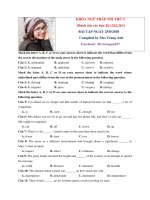 BÀI tập NGÀY 25 8 