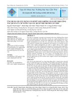 Ứng dụng GIS xây dựng cơ sở dữ liệu không gian hỗ trợ công tác quản lý cấp nước tại các quận nội thành Cần Thơ