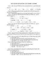 BÀI TẬP ÔN TẬP TRỰC TUYẾN MÔN HÓA 9 TỪ 2 3