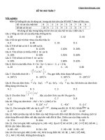 Đề thi học kì 2 môn Toán lớp 7 năm 2020 - 2021 chọn lọc | Toán học, Lớp 7 - Ôn Luyện