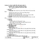 Giáo án Công nghệ 11 bài 17 Công nghệ cắt gọt kim loại | Lớp 11, Công Nghệ - Ôn Luyện