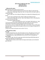 3 Đề thi thử học kì 1 môn Văn lớp 12 năm 2020 - 2021 có đáp án | Ngữ văn, Lớp 12 - Ôn Luyện