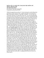 Những yêu cầu đối với cán bộ thư viện thông tin trong thời đại mới.