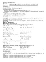 Toán 8 Đề kiểm tra Đề Cương ôn tập toan 8 ki 2 (DUNG)