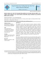 Phân tích các yếu tố ảnh hưởng đến sự gắn bó với tổ chức của nhân viên trong các ngân hàng thương mại cổ phần tại thành phố Long Xuyên