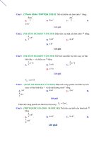 Toàn cảnh đề thi toán THPT Quốc gia từ 2017 đến 2019 - Khối tròn xoay - Sách Toán - Học toán