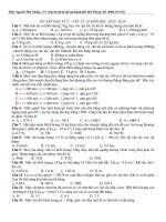 ĐỀ ÔN THI HỌC KÌ 2 VẬT LÝ 10 CÓ ĐÁP ÁN CHI TIẾT