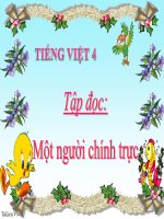 bài Tập đọc - Một người chính trực | Ngữ văn, Lớp 4 - Ôn Luyện