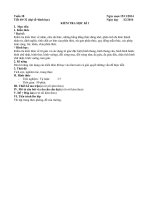 Toán 8 Đề kiểm tra KT Hoc ki 1 toan 8 (DUNG)