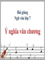 Ý nghĩa văn chương | Ngữ văn, Lớp 7 - Ôn Luyện