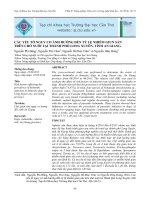 Các yếu tố nguy cơ ảnh hưởng đến tỷ lệ nhiễm giun sán trên chó nuôi tại thành phố Long Xuyên, tỉnh An Giang