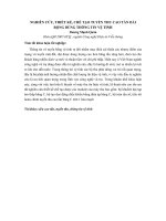 NGHIÊN CỨU, THIẾT KẾ, CHẾ TẠO TUYẾN THU CAO TẦN DẢI RỘNG DÙNG THÔNG TIN VỆ TINH