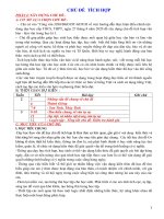 GIÁO án CHU đe văn 6 2020  chủ đề 