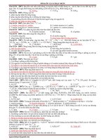 Tuyển tập đại học cao đẳng hạt nhân nguyên tử có đáp án chi tiết