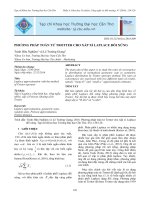 Phương pháp toán tử Trotter cho xấp xỉ Laplace đối xứng